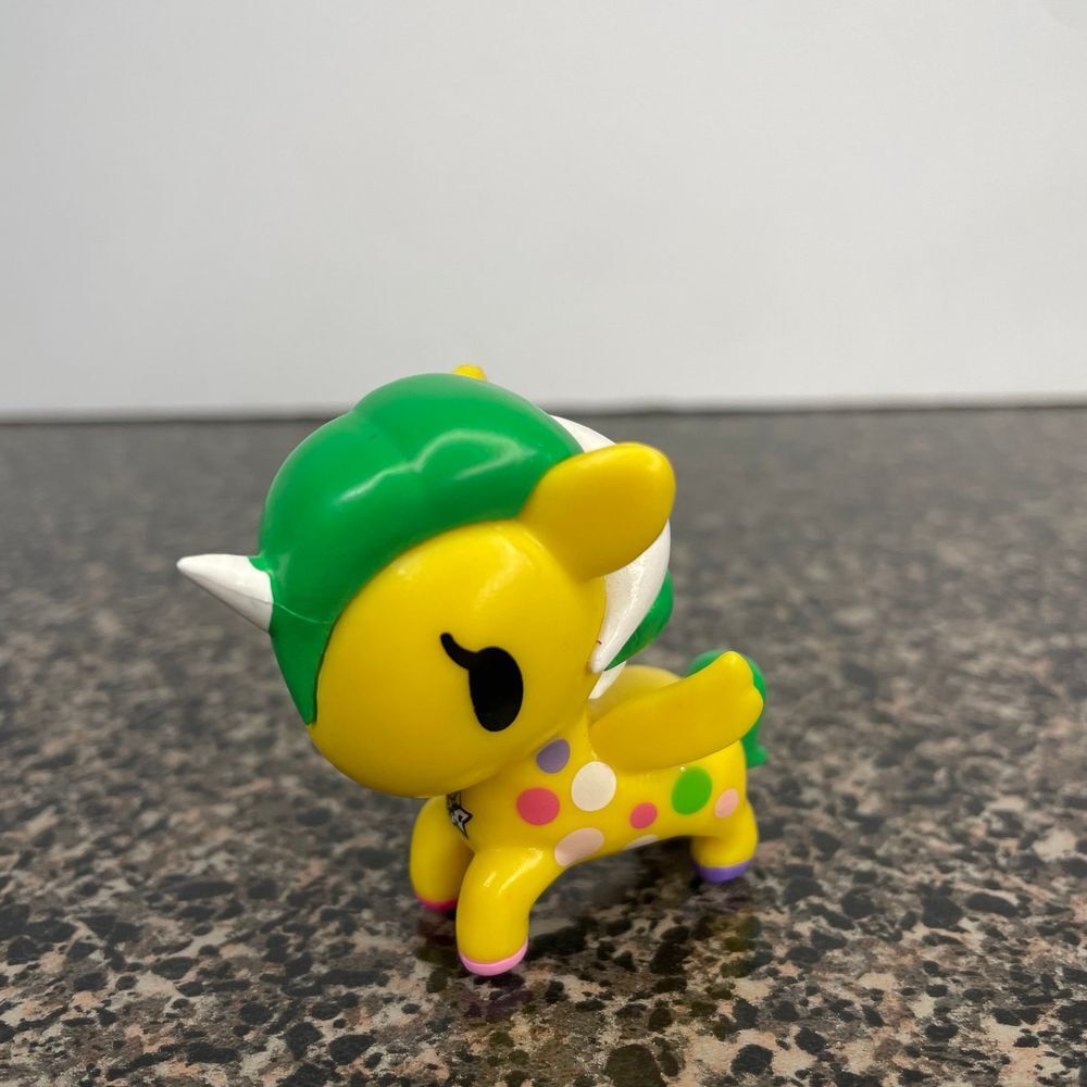 Tokidoki Unicorno Neon Stars Series 4‎ Mellow Yellow 2" Figure Polka Dots